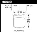 Picture of Hawk 13-15 BMW xDrive28i 2.0L / DTC-60 Race Rear Brake Pads