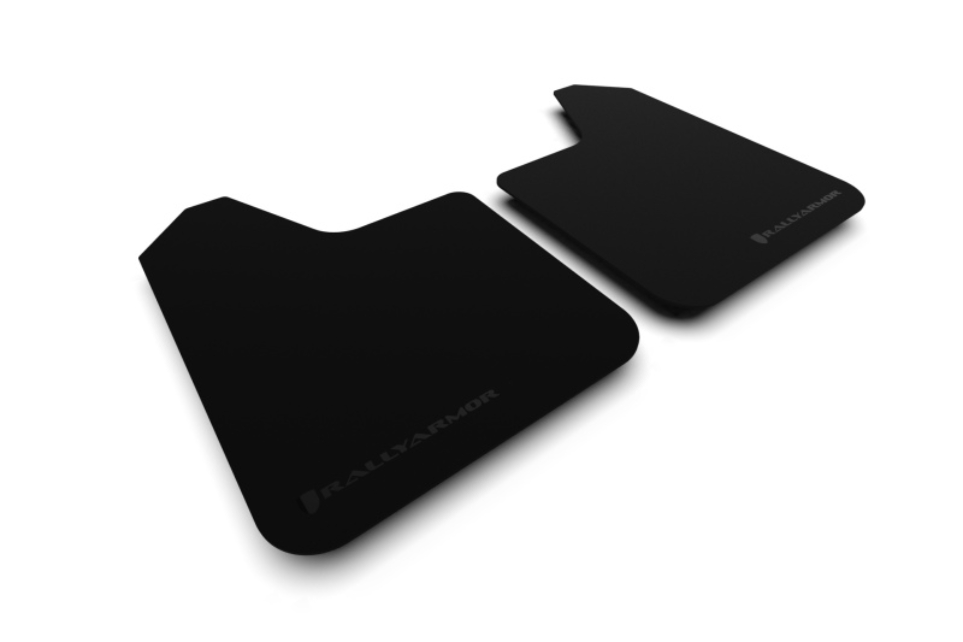 Picture of Rally Armor Universal Basic Mud Flap w/ Black Logo - Pair