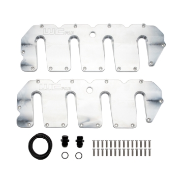 Picture of Wehrli 04.5-10 Duramax LLY/LBZ/LMM Billet Upper Valve Cover Set - Raw Aluminum