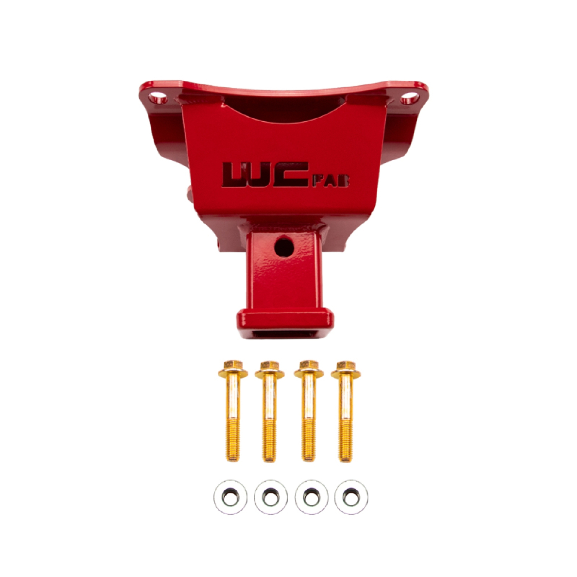Picture of Wehrli 2019+ Honda Talon 1000X/R 2 Seat Receiver Hitch / Pull Plate - Talon Red