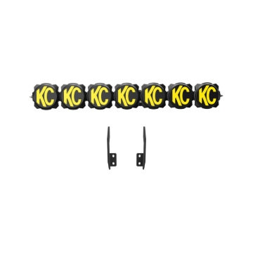 Picture of KC HiLiTES 11-16 Ford Super Duty Gravity LED Pro6 7-Light Bar Kit - Front Bumper