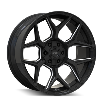 Picture of Mayhem Vanquish 8119 20X9 / 6x135/6x139.7 / 0mm Offset / 106.1mm Hub - Gloss Black Milled