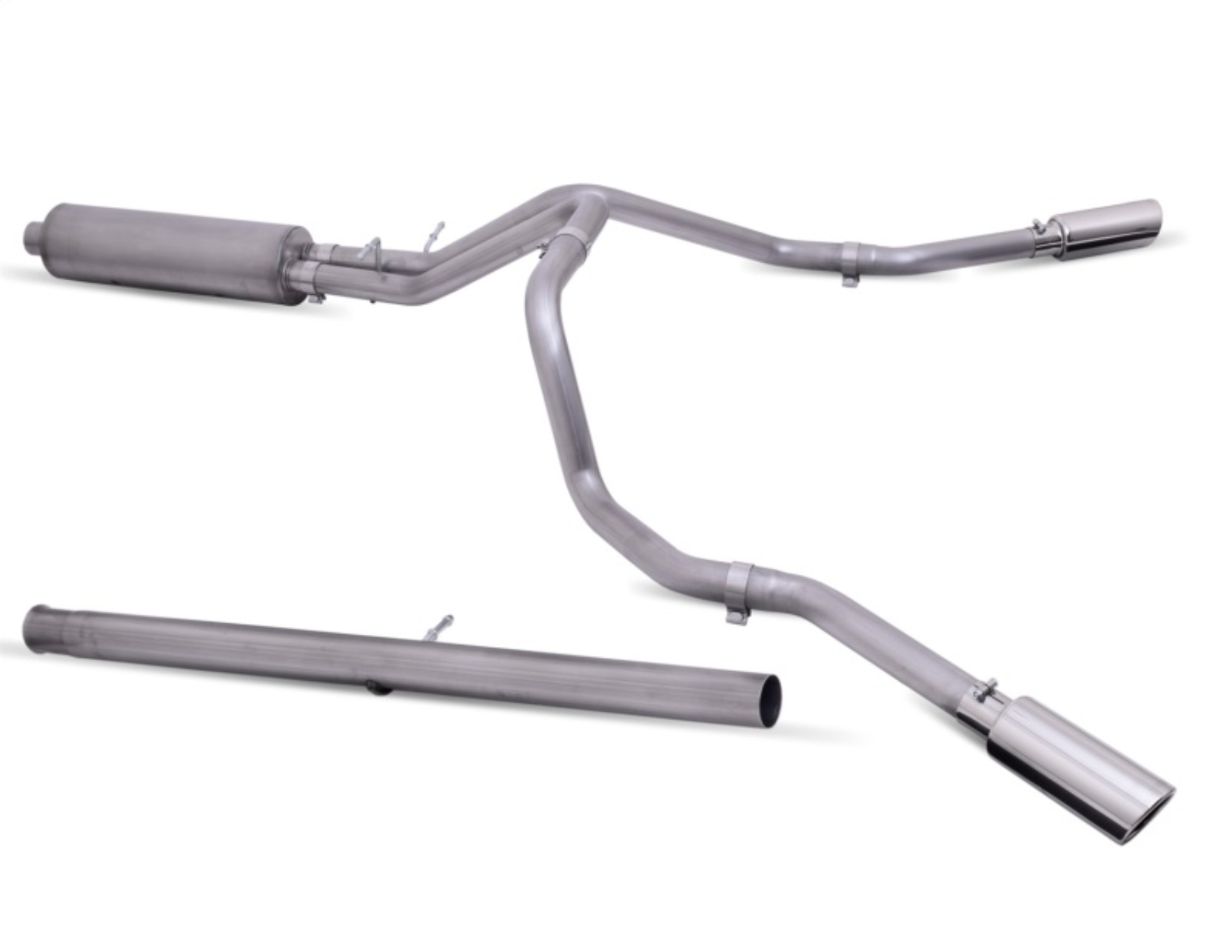 Picture of Gibson 19-23 Silverado/GMC Sierra 1500 5.3L Crew Cab Cat-Back Dual Extreme Exhaust