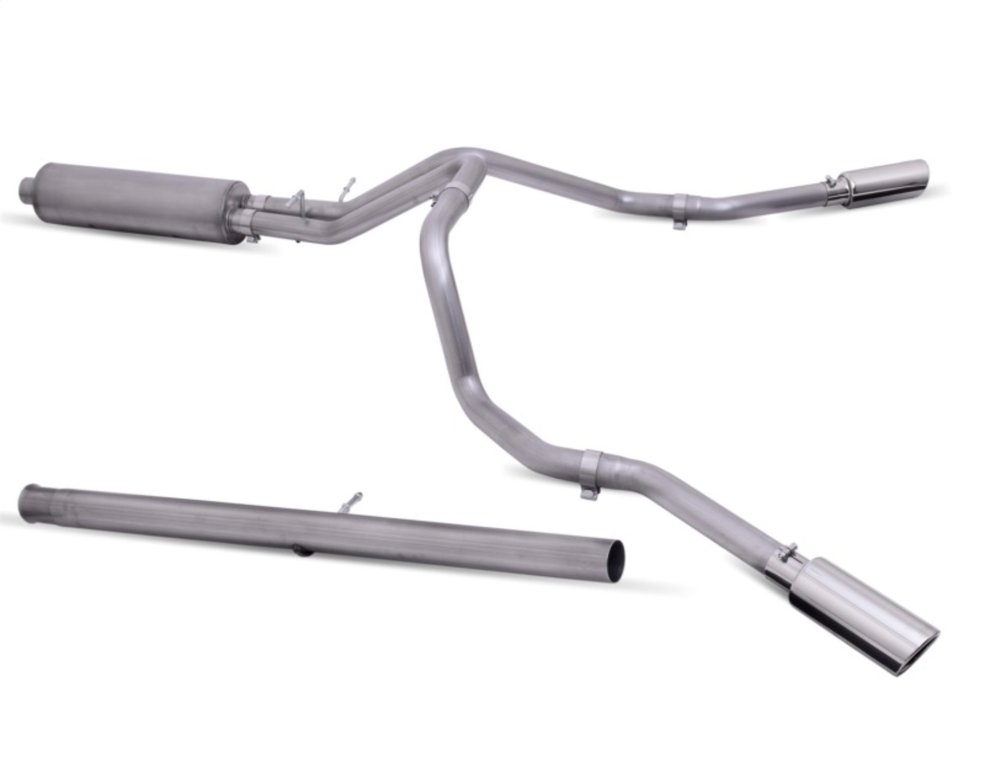 Picture of Gibson 20-22 Silverado/GMC Sierra 2500 HD 6.6L Crew Cab (Long Bed) Cat-Back Dual Extreme Exhaust