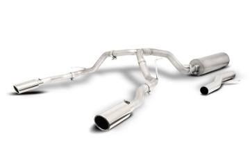 Picture of Gibson 21-22 GMC Yukon XL Denali/Suburban 6.2L 2/4wd Cat-Back Dual Split Exhaust - Stainless