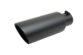 Picture of Gibson Black Ceramic Rolled Edge Angle Exhaust Tip