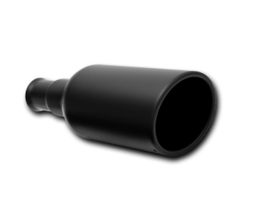 Picture of Gibson Black Ceramic Rolled Edge Angle Exhaust Tip for 09-22 Ram 1500 Factory Dual Exhaust