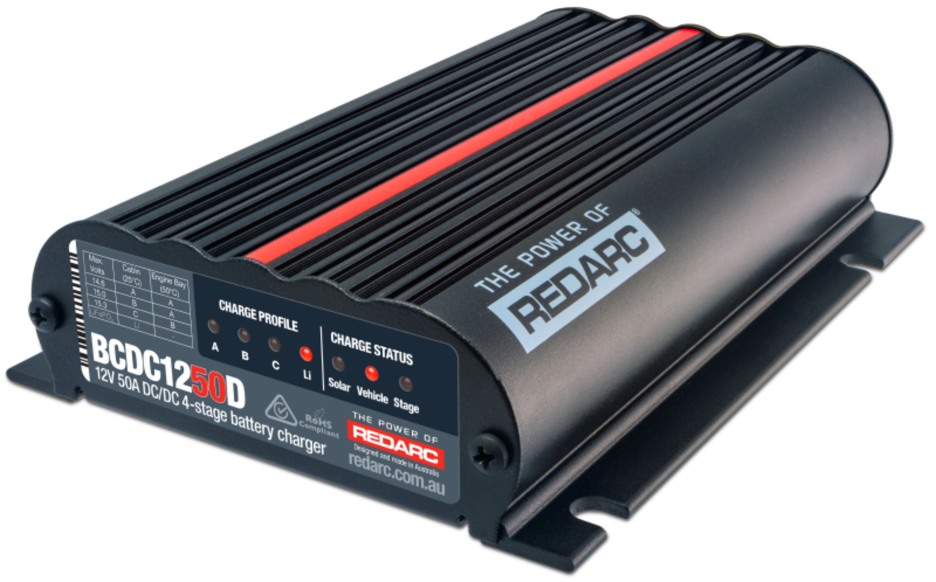 Picture of REDARC DC/DC 4-Stage In-Vehicle Battery Charger - 12V 50A