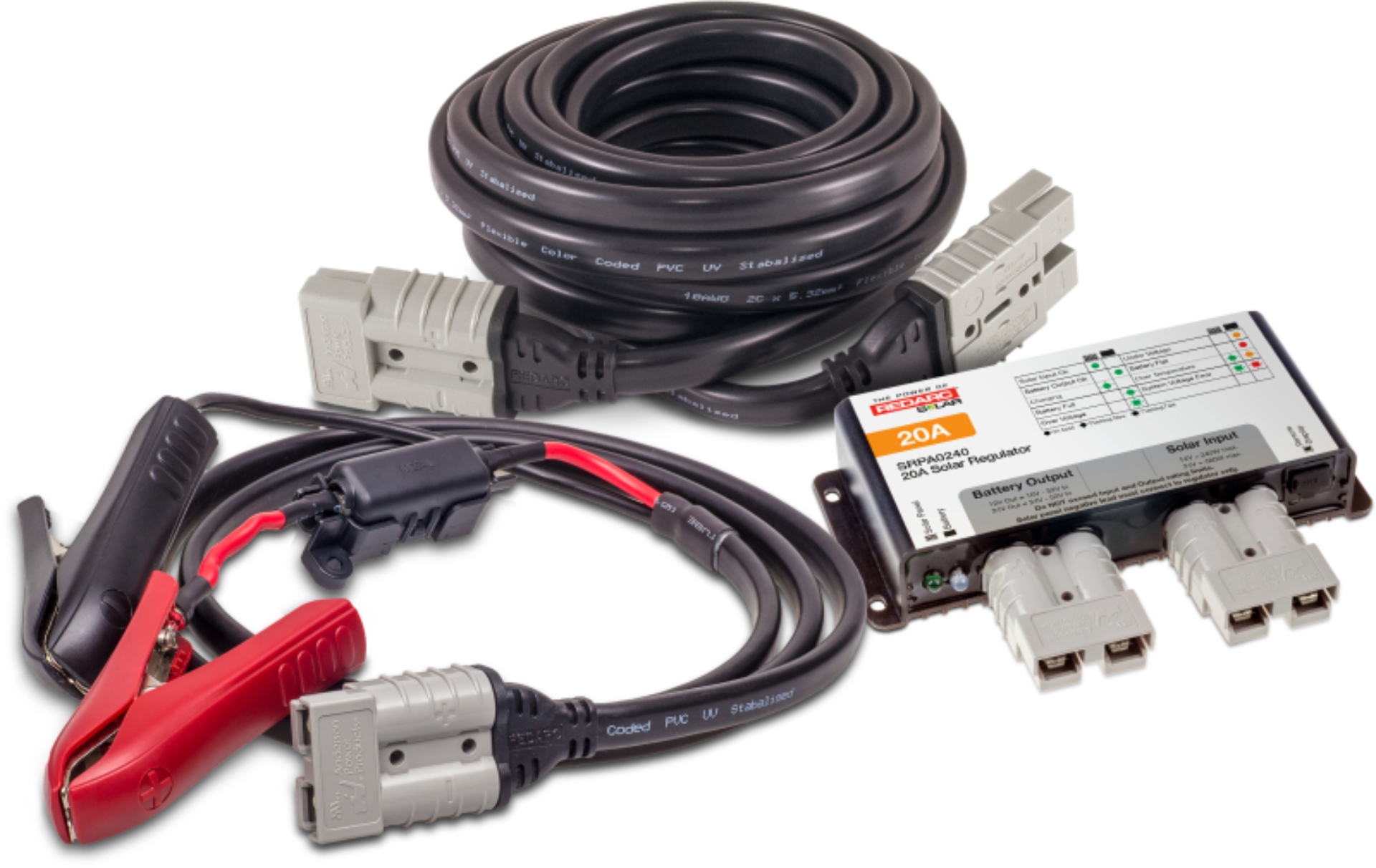 Picture of REDARC Solar Regulator & Cable Value Pack (SRC0015 & SRPA0240) - 20A