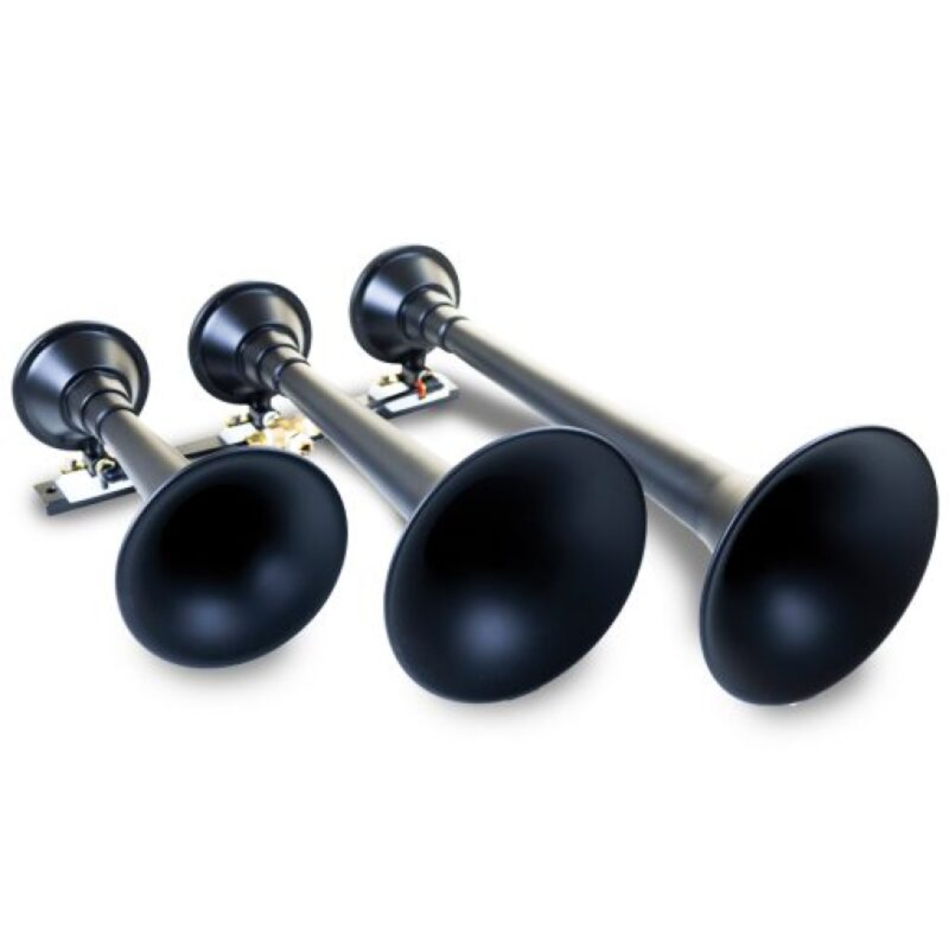Picture of Kleinn Black Triple Horn/ 18.25In/ 14.75In/10In - XCR2.0 Coated Spun Steel