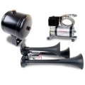 Picture of Kleinn Triple Black Horn Kit w/ 130 PSI Air Compressor / 1.0 gal Air Tank