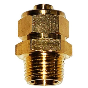 Picture of Kleinn 1/2In OD Tubing 3/8In M NPT Straight Compression Fitting