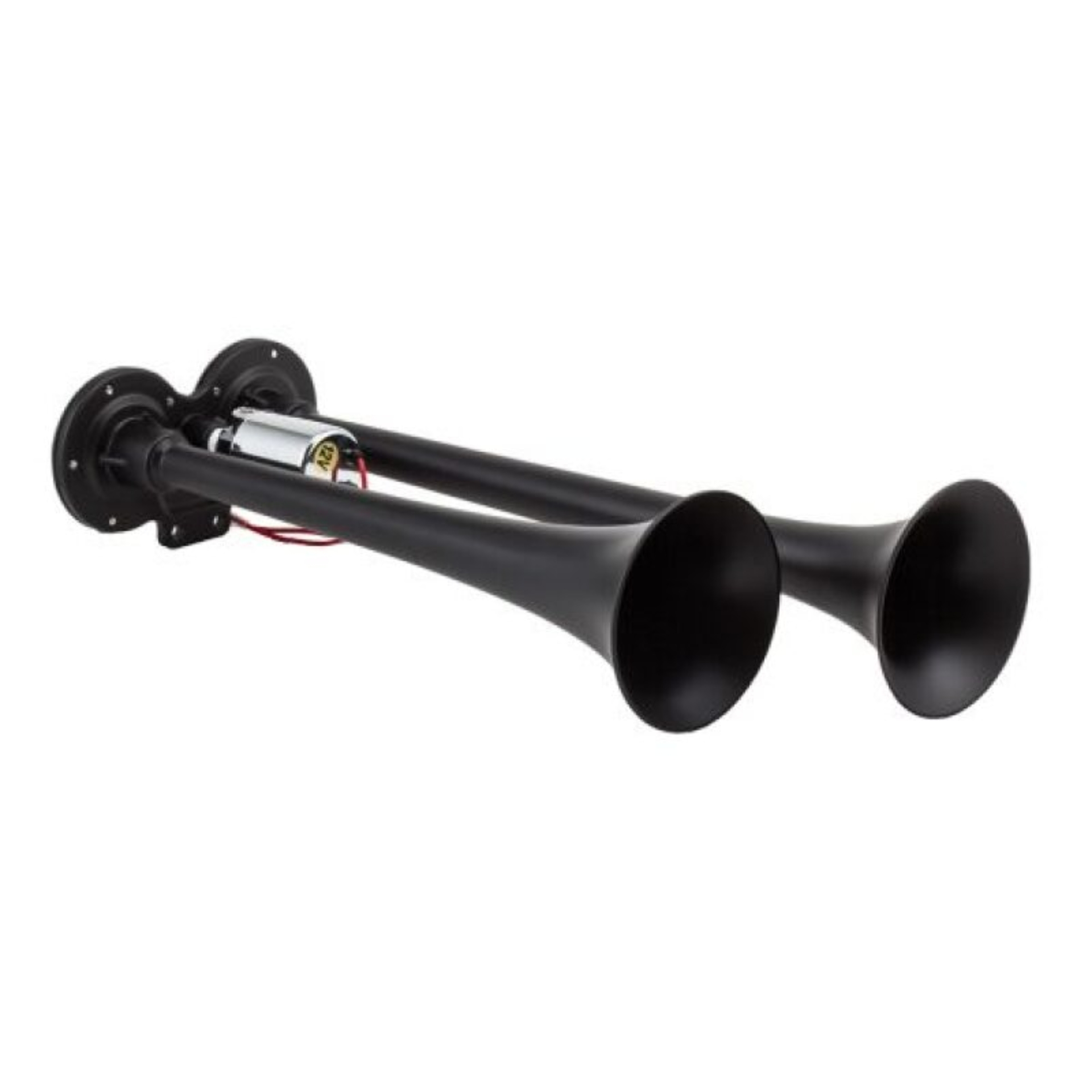Picture of Kleinn Black Dual Horn/ 15In/12.25In - XCR2.0 Coated Zinc Alloy