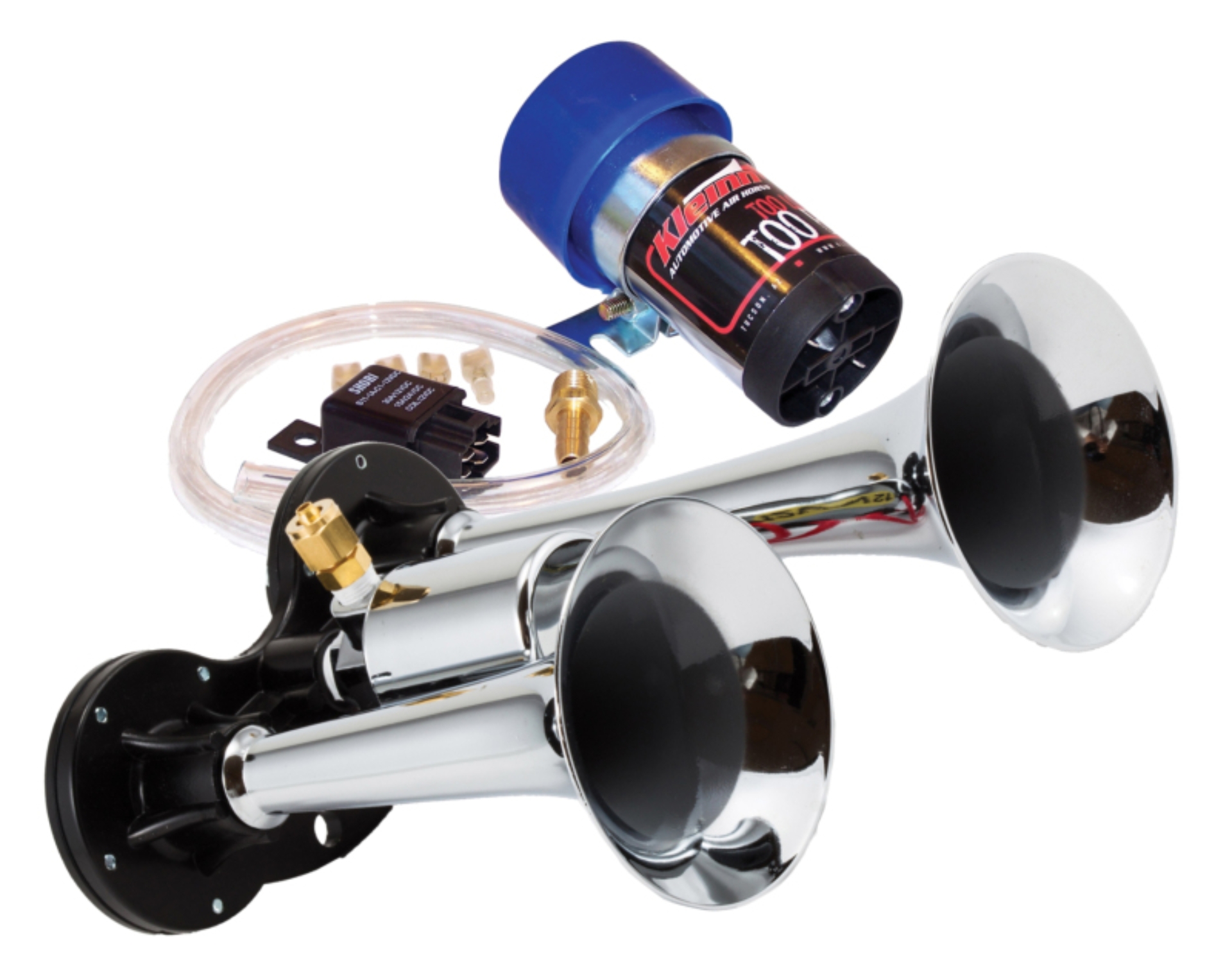 Picture of Kleinn Chrome Direct Drive Dual Horn/ 6.5In/4.5In - Chrome-Plated Zinc Alloy