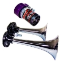Picture of Kleinn Chrome Direct Drive Dual Horn/ 6.5In/4.5In - Chrome-Plated Zinc Alloy