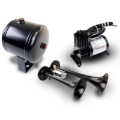 Picture of Kleinn Dual Chrome Horn Kit w/ 120 PSI Air Compressor / 0.5 gal Air Tank