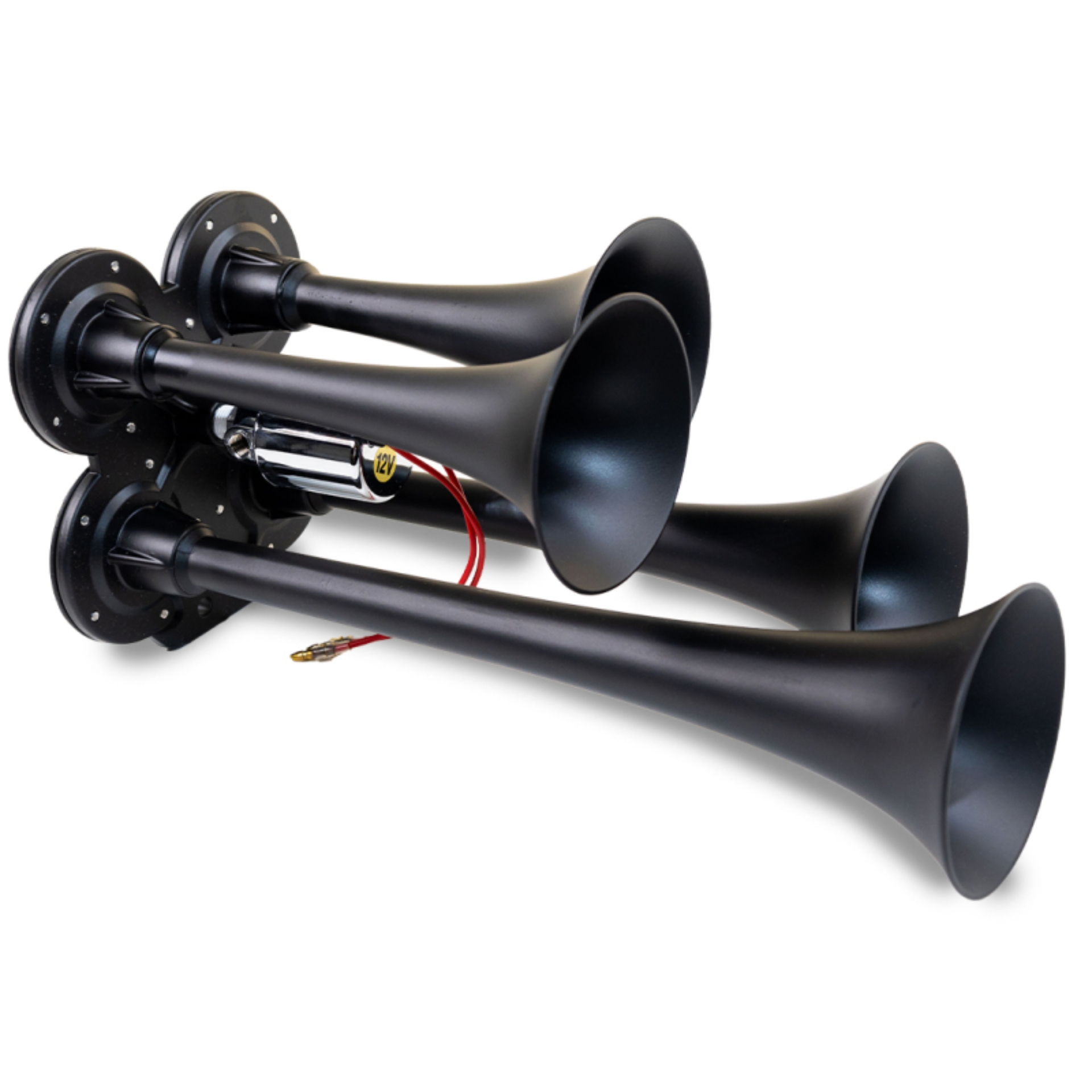 Picture of Kleinn Black Quad Horn/ 12.5In/10In/7.5In/6In - XCR2.0 Coated Zinc Alloy