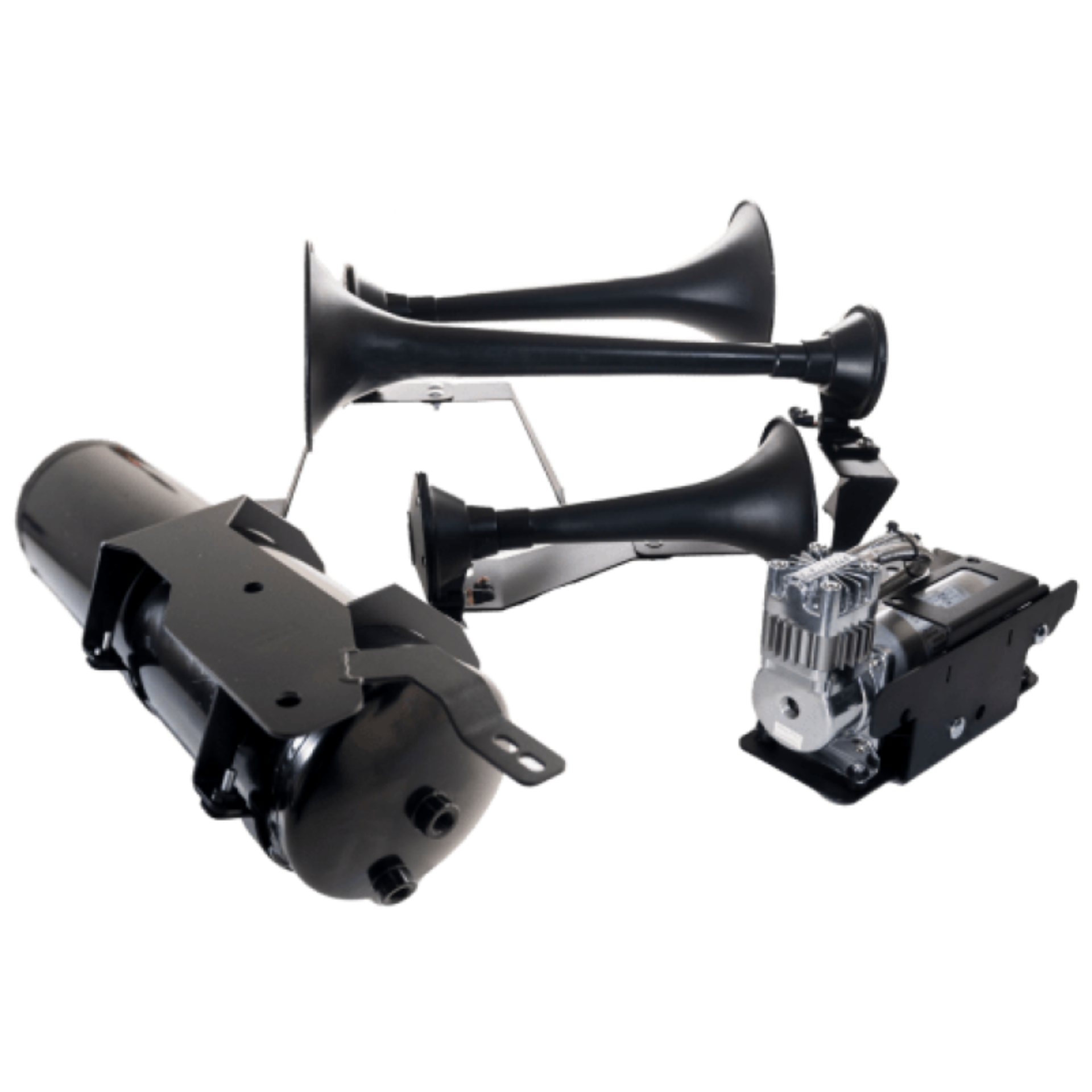 Picture of Kleinn 20-26 Chevrolet Silverado 2500 HD/ 3500 HD Onboard Air System w/ Model 230 Horns