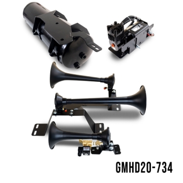 Picture of Kleinn 20-26 Chevrolet Silverado 2500 HD/ 3500 HD Onboard Air System w/ Model 730 Horns