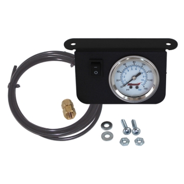 Picture of Kleinn Illuminated Single Needle 160 PSI Dash Panel Gauge w/ On/Off Switch