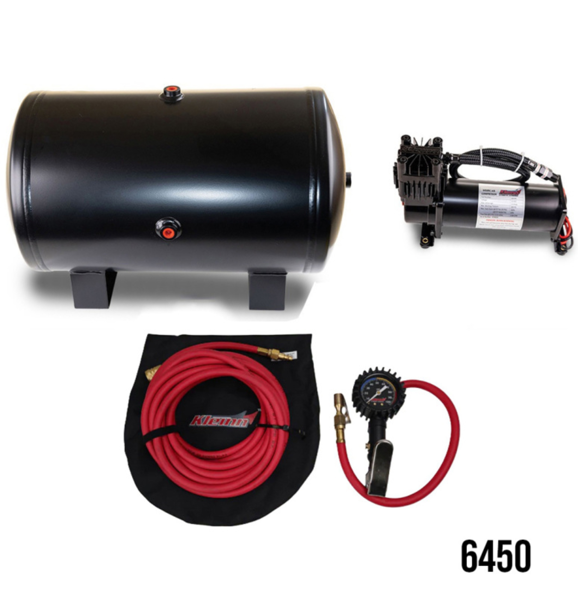 Picture of Kleinn Air System w/ 150 PSI Waterproof/ 100 Percent Duty Cycle Air Compressor / 5.0 gal Air Tank