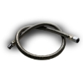 Picture of Kleinn 28In Stainless Steel Braided Leader Hose Extension - 1/4In F NPT Inlet/ 1/4In M NPT Outlet