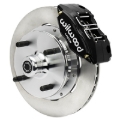 Picture of Wilwood 70-72 Porsche 914 Front Powerlite Brake Kit Plain Face - Black