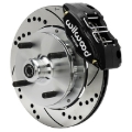 Picture of Wilwood 73-76 Porsche 914 Front Powerlite Brake Kit Drilled & Slotted - Black