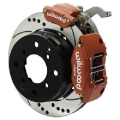 Picture of Wilwood 70-76 Porsche 914 Rear Powerlite Brake Kit Dilled & Slotted - Red