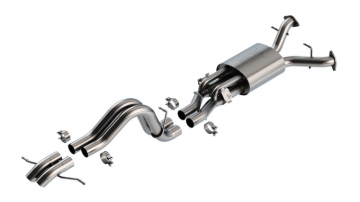 Picture of Borla 22-24 Ford Bronco Raptor V6 Turbo AT 2WD / 4WD ATAK Catback Exhaust w/ Turndown Tips