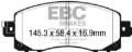 Picture of EBC Racing 22-23 Subaru WRX RP-1 Racing Front Brake Pads