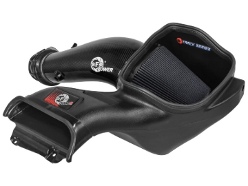 Picture of aFe 23-24 Ford F150 Raptor R V8 5.2L Supercharged Track Series Air Intake w/ Black PDS Filter
