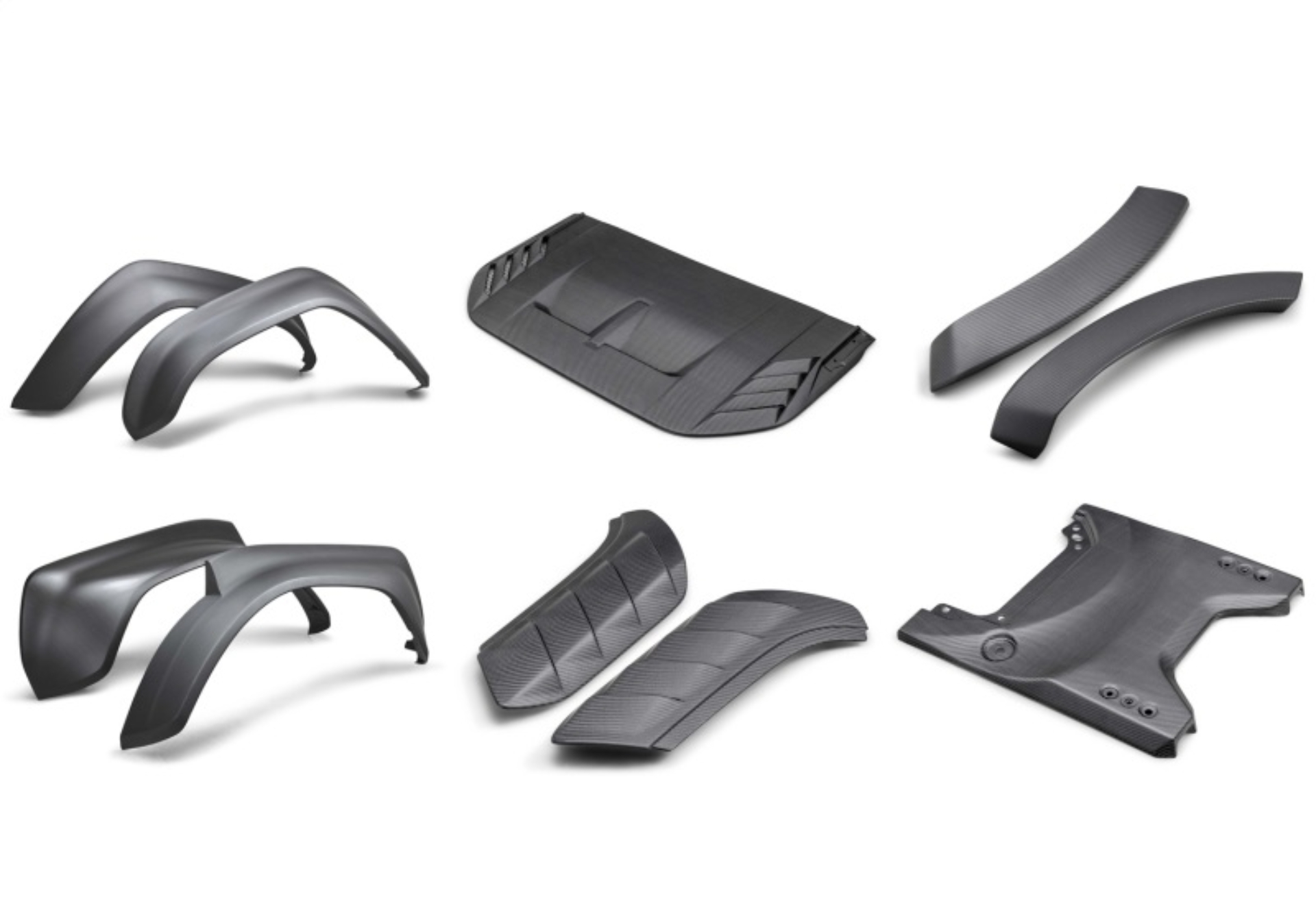 Picture of Ford Racing 22-24 Ford Bronco Raptor Carbon Fiber Appearance Kit - Matte Finish