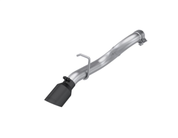 Picture of MBRP 18-24 Jeep Wrangler 3.6L T409 Stainless Steel 2.5in Axle-Back Turn Down Exit - Black Tip