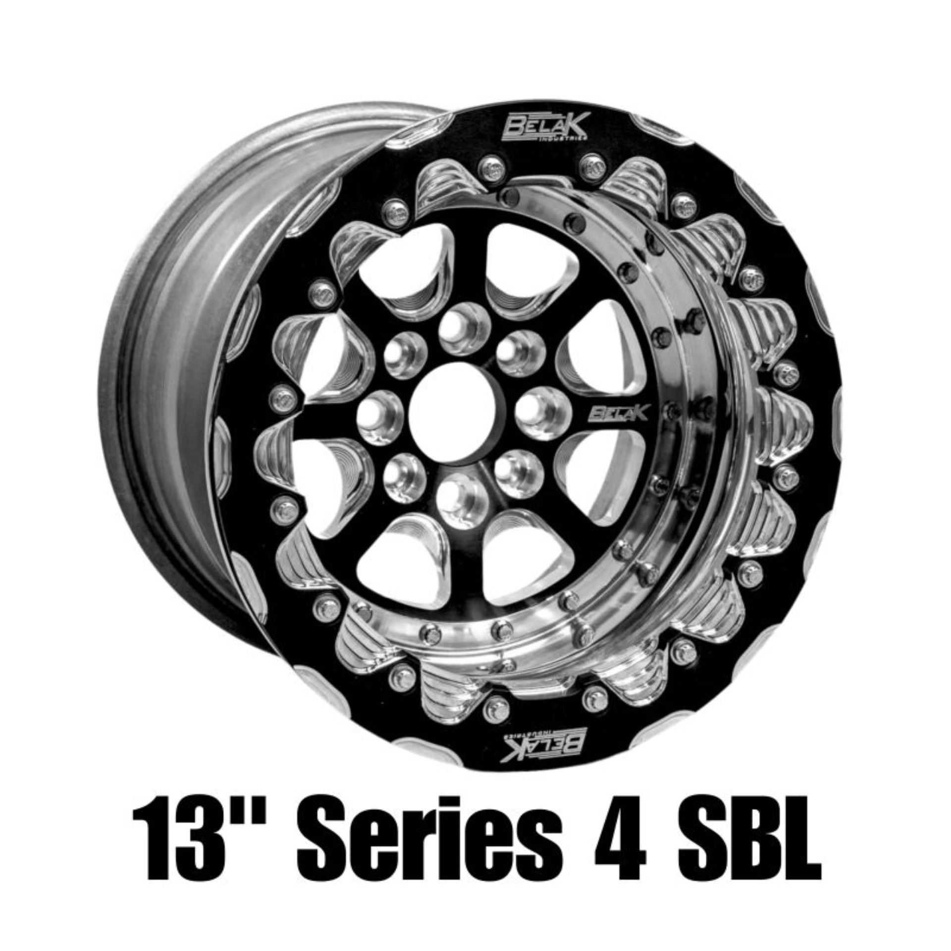Picture of Belak 13x9 / 5in BS / 4x100 BP / High Pad / Series 4 Wheel - Single Beadlock