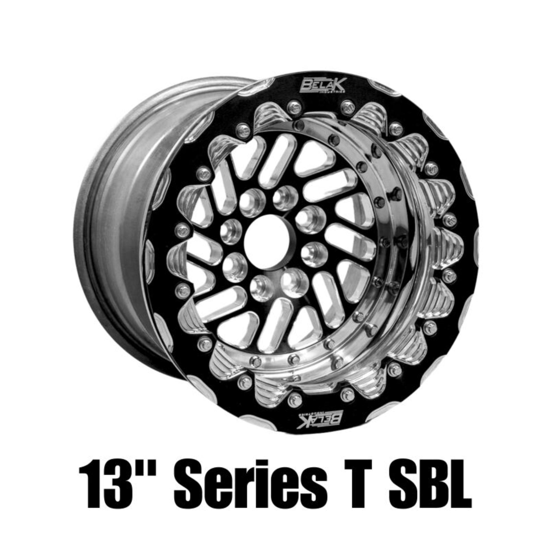 Picture of Belak 13x10 / 5in BS / 4x100 BP / High Pad / Series Twisted Wheel - Double Beadlock