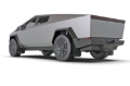Picture of Rally Armor 24-26 Tesla Cybertruck Black UR Mud Flap Silver Logo