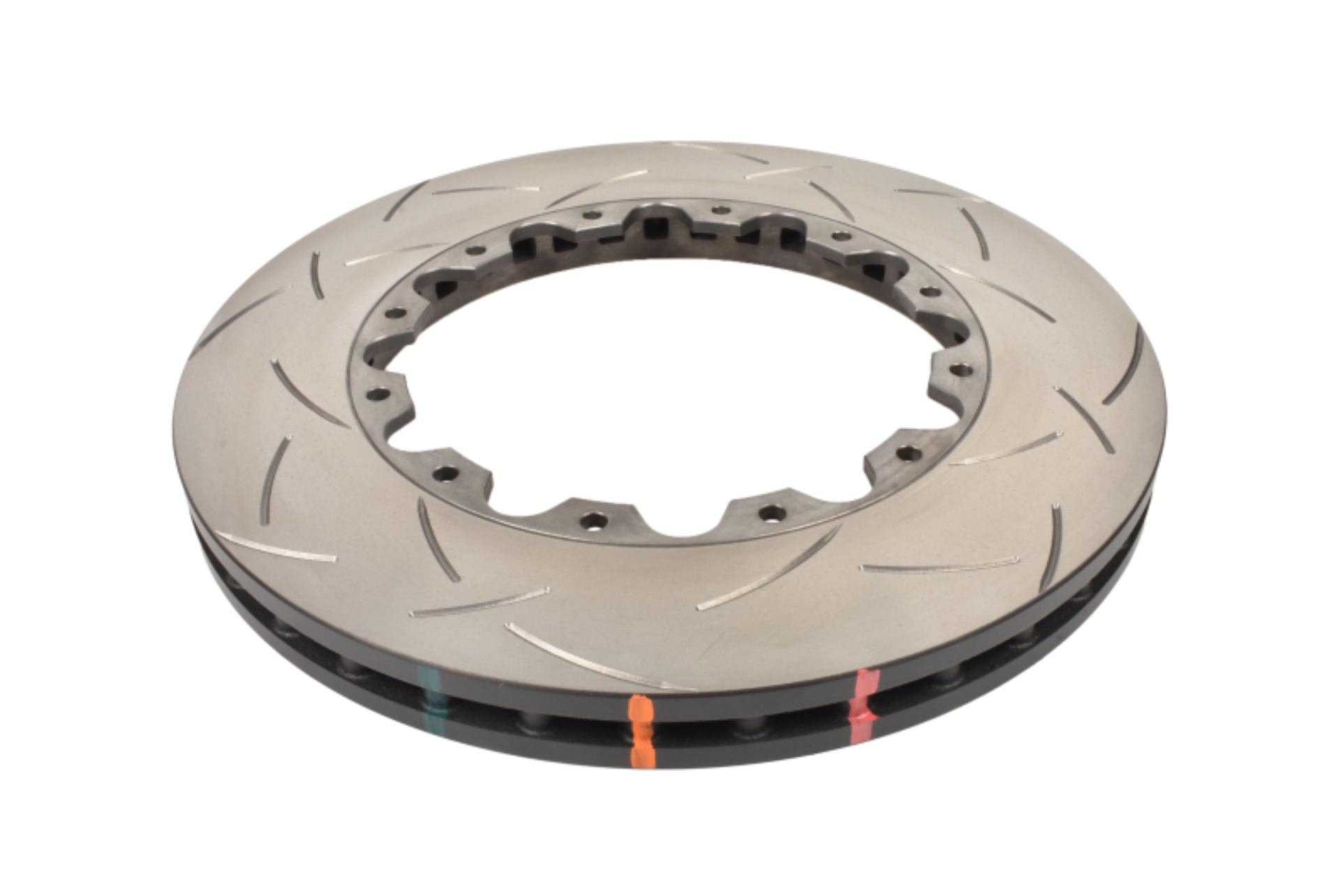 Picture of DBA 2021+ Dodge Challenger Hellcat 5000 Series 2-Piece T3 Slotted Front Brake Rotor w/M6 Nuts