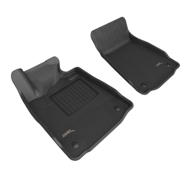 Picture of 3D MAXpider ACE Kagu-Front-Black Floor Mats - L1NS14011509