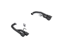 Picture of MBRP 2024 Ford Mustang GT 5.0L 2.5in Dual Rear Axle-Black Tips - Black-Coated Aluminized Steel