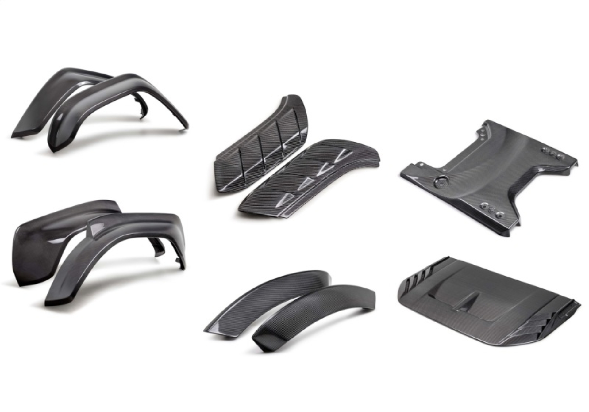 Picture of Ford Racing 22-24 Ford Racing 22-24 Ford Bronco Raptor Carbon Fiber Appearance Kit - Gloss
