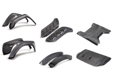 Picture of Ford Racing 22-24 Ford Racing 22-24 Ford Bronco Raptor Carbon Fiber Appearance Kit - Gloss