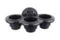Picture of SeaSucker 3-Cup Holder Vertical Mount - Black