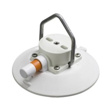 Picture of SeaSucker 6in. SeaSucker w/Pointed Stainless Steel D-Ring - White