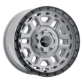 Picture of Weld Off-Road Crux 17x9in / 5x114.3 BP / ET 0 / 78.1mm Bore - Gloss Armor Gray / Satin Black Wheel