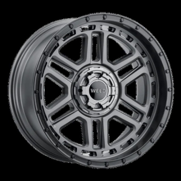 Picture of Weld Off-Road Crux 20x9in / 6x135 BP / ET 0 / 106.1mm Bore - Satin Gunmetal / Satin Black Wheel