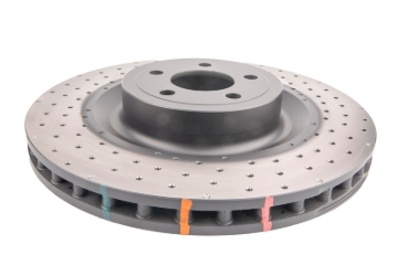 Picture of DBA 2015 Ford Mustang (w/GT Performance Package/Brembo Brakes) Front 4000 Series Drilled Rotor