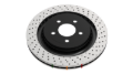 Picture of DBA 08-16 Mitsubishi Lancer Evolution Rear 4000 Series Drilled Wavey Rotor