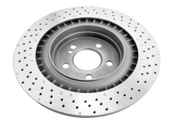 Picture of DBA 2008 Mercedes-Benz C63 AMG (w/Iron Rotor) Rear 4000 Series Drilled Rotor