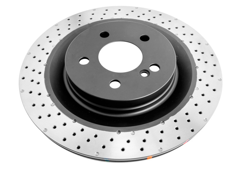 Picture of DBA 2008 Mercedes-Benz C63 AMG (w/Iron Rotor) Rear 4000 Series Drilled Rotor